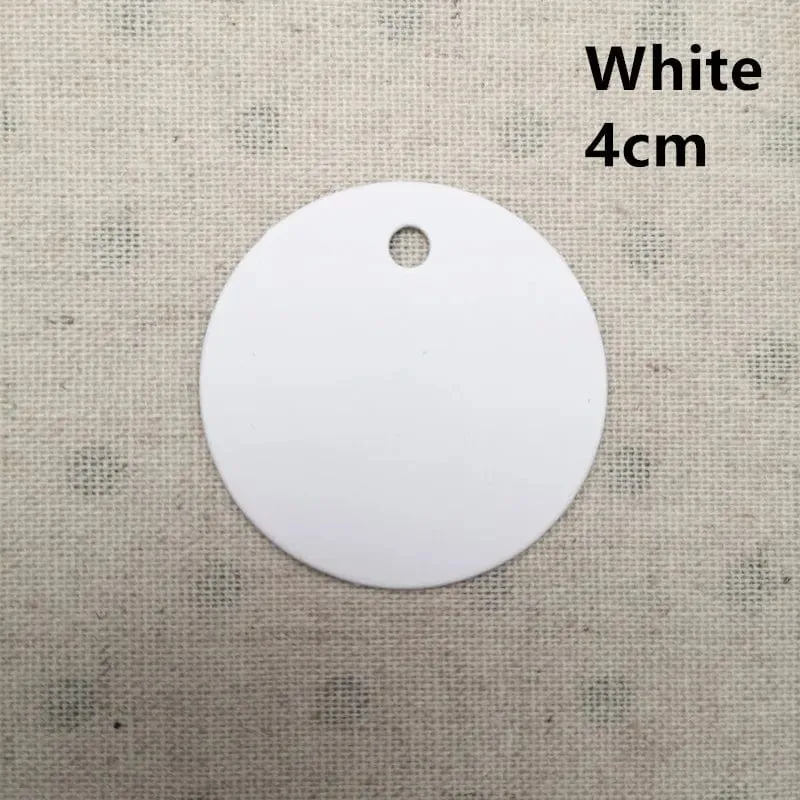 100 Stück Kraftpapieranhänger in verschiedenen Größen, rund, für Gepäck, Hochzeitseinladungskarten, blanko, Geschenk, Preisanhänger, Weihnachtsdeko