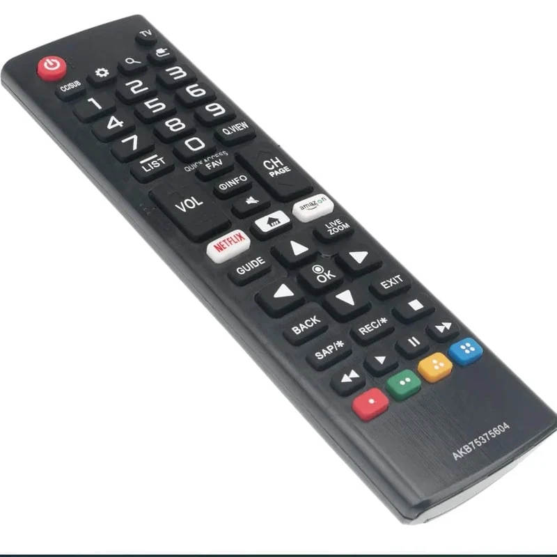 Hochwertige ABS-Fernbedienung AKB75375604 für LG SMART TV 433 MHz
