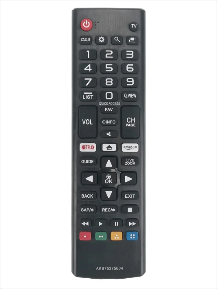 Hochwertige ABS-Fernbedienung AKB75375604 für LG SMART TV 433 MHz