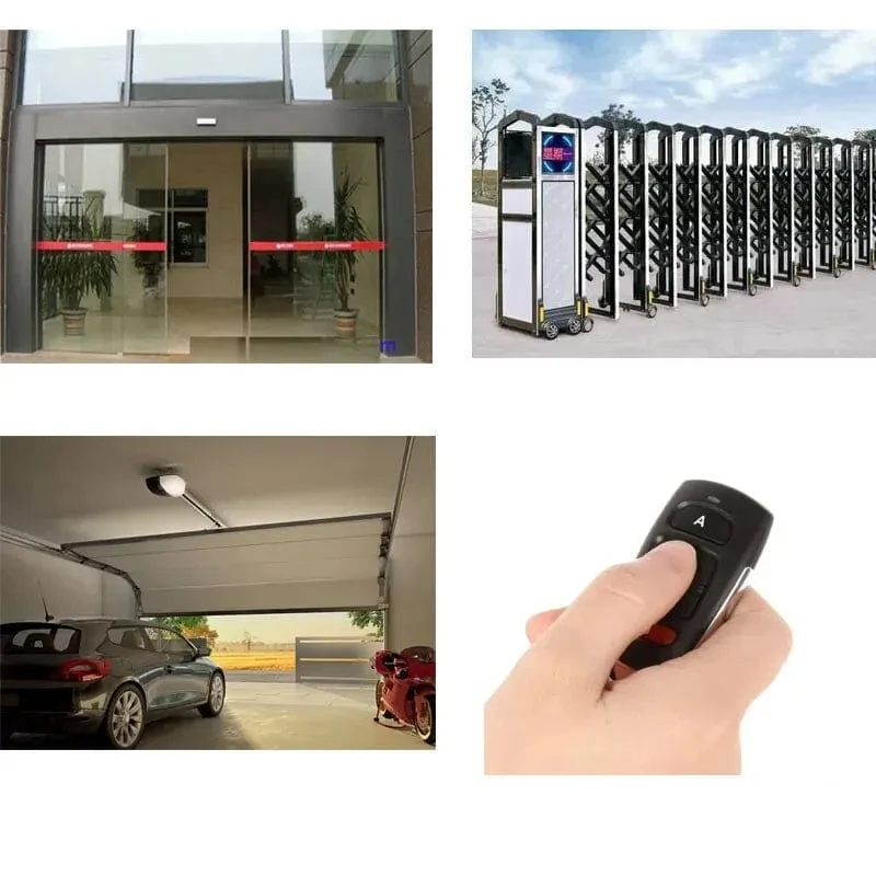GERMA RF-Fernbedienungsschlüssel 433 MHz Sender Klonen Dupliziertes Kopieren Lernen Fix Code für elektrisches Garagentor Auto