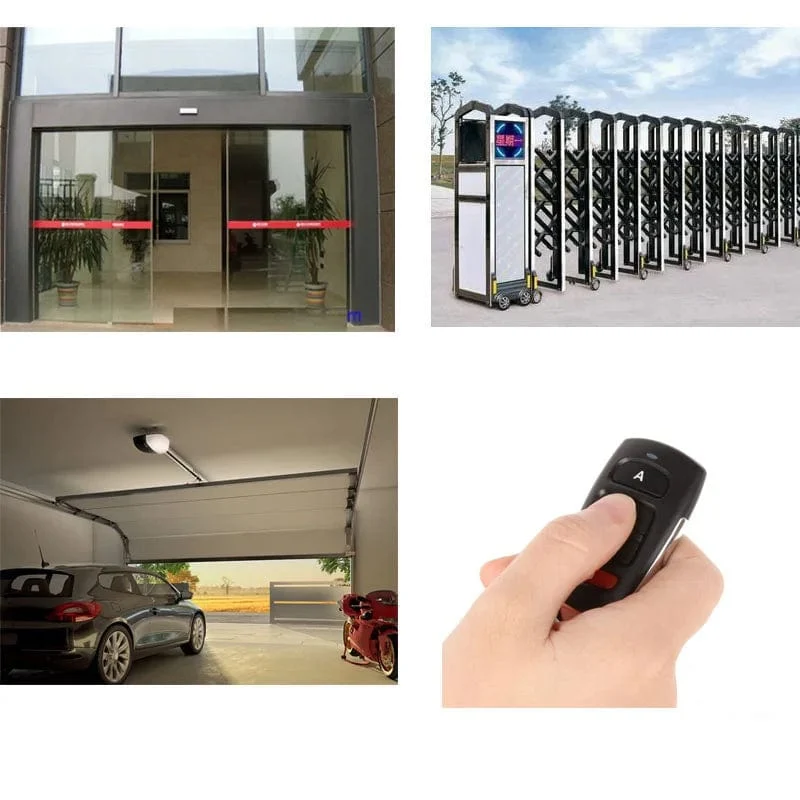GERMA RF-Fernbedienungsschlüssel 433 MHz Sender Klonen Dupliziertes Kopieren Lernen Fix Code für elektrisches Garagentor Auto