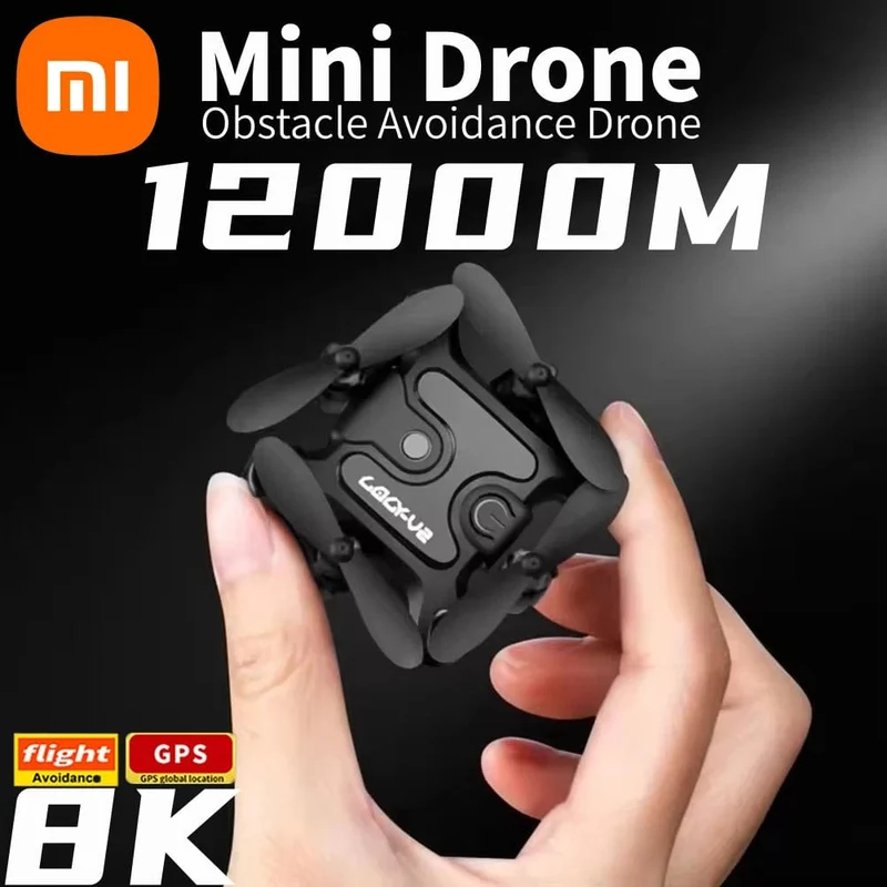 Xiaomi V2 Mini Drohne Professionelle HD Kamera 5G Wifi FPV Luftdruck Höhe Halten Faltbare Quadcopter RC Drohne Spielzeug Neue UAV