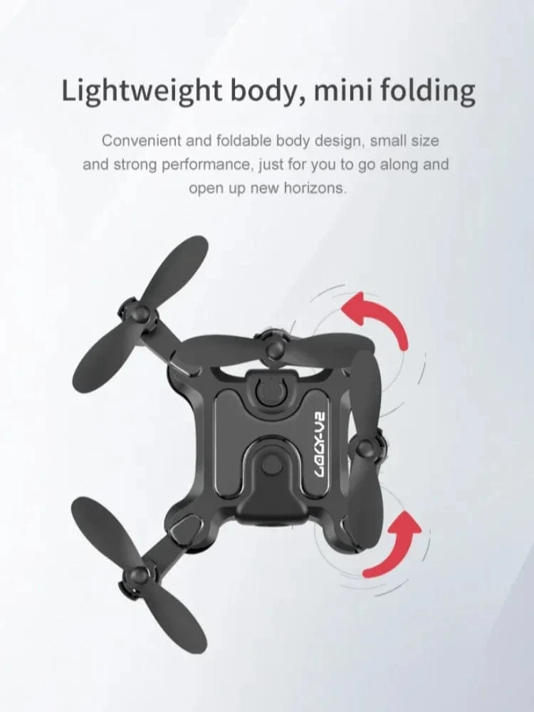 Xiaomi V2 Mini Drohne Professionelle HD Kamera 5G Wifi FPV Luftdruck Höhe Halten Faltbare Quadcopter RC Drohne Spielzeug Neue UAV