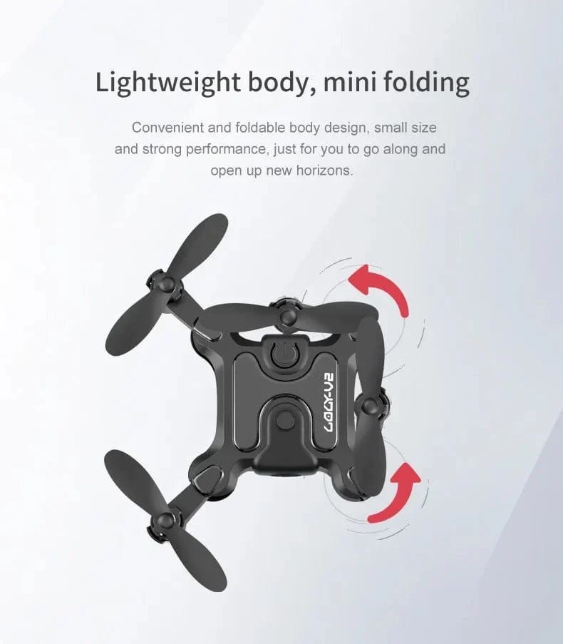 Xiaomi V2 Mini Drohne Professionelle HD Kamera 5G Wifi FPV Luftdruck Höhe Halten Faltbare Quadcopter RC Drohne Spielzeug Neue UAV