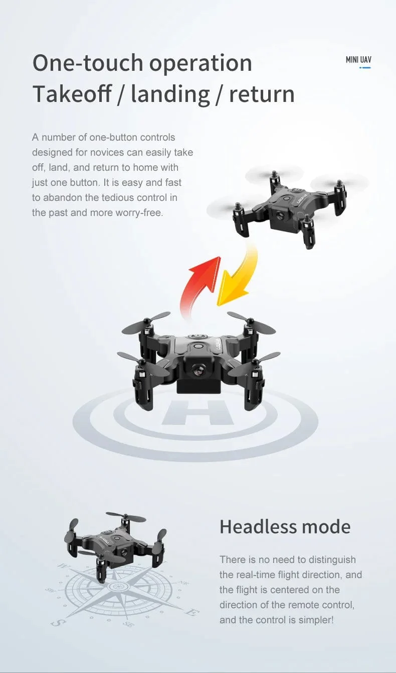 Xiaomi V2 Mini Drohne Professionelle HD Kamera 5G Wifi FPV Luftdruck Höhe Halten Faltbare Quadcopter RC Drohne Spielzeug Neue UAV