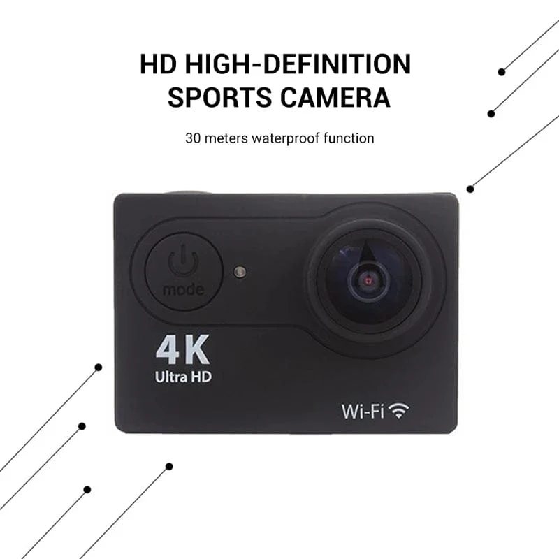 4K Action Kamera 1080P/30FPS WiFi 2.0" 170D Unterwasser Wasserdichte Helm Video Aufnahme Kamera Sport Kameras Outdoor Mini Cam