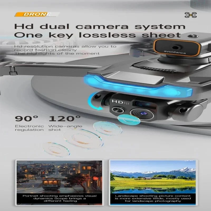 P15 Drohne Professionelle 8K Doppelkamera GPS 5G Omnidirektionale Hindernisvermeidung Optische Flusspositionierung Bürstenloses 10000M-Spielzeug