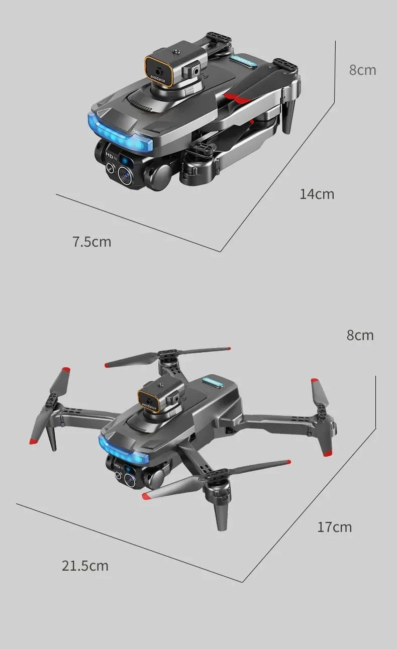P15 Drohne Professionelle 8K Doppelkamera GPS 5G Omnidirektionale Hindernisvermeidung Optische Flusspositionierung Bürstenloses 10000M-Spielzeug