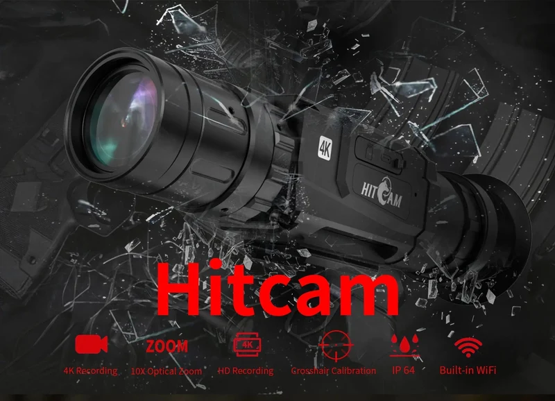RunCam HitCam 4K 10X Optik Zoom Digitale Airsoft-Kamera