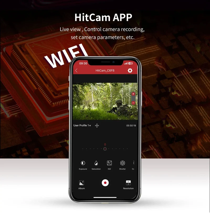 RunCam HitCam 4K 10X Optik Zoom Digitale Airsoft-Kamera