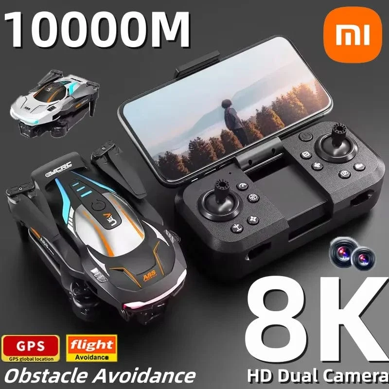 Xiaomi A88Pro Kameradrohne Professionelle 8K Doppelkamera 5G GPS-Positionierung Hindernisvermeidung Optischer Fluss RC ﻿Brushless 10000M