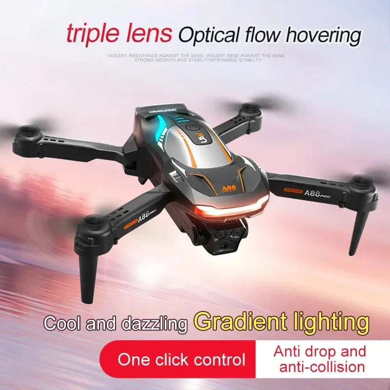 Xiaomi A88Pro Kameradrohne Professionelle 8K Doppelkamera 5G GPS-Positionierung Hindernisvermeidung Optischer Fluss RC ﻿Brushless 10000M