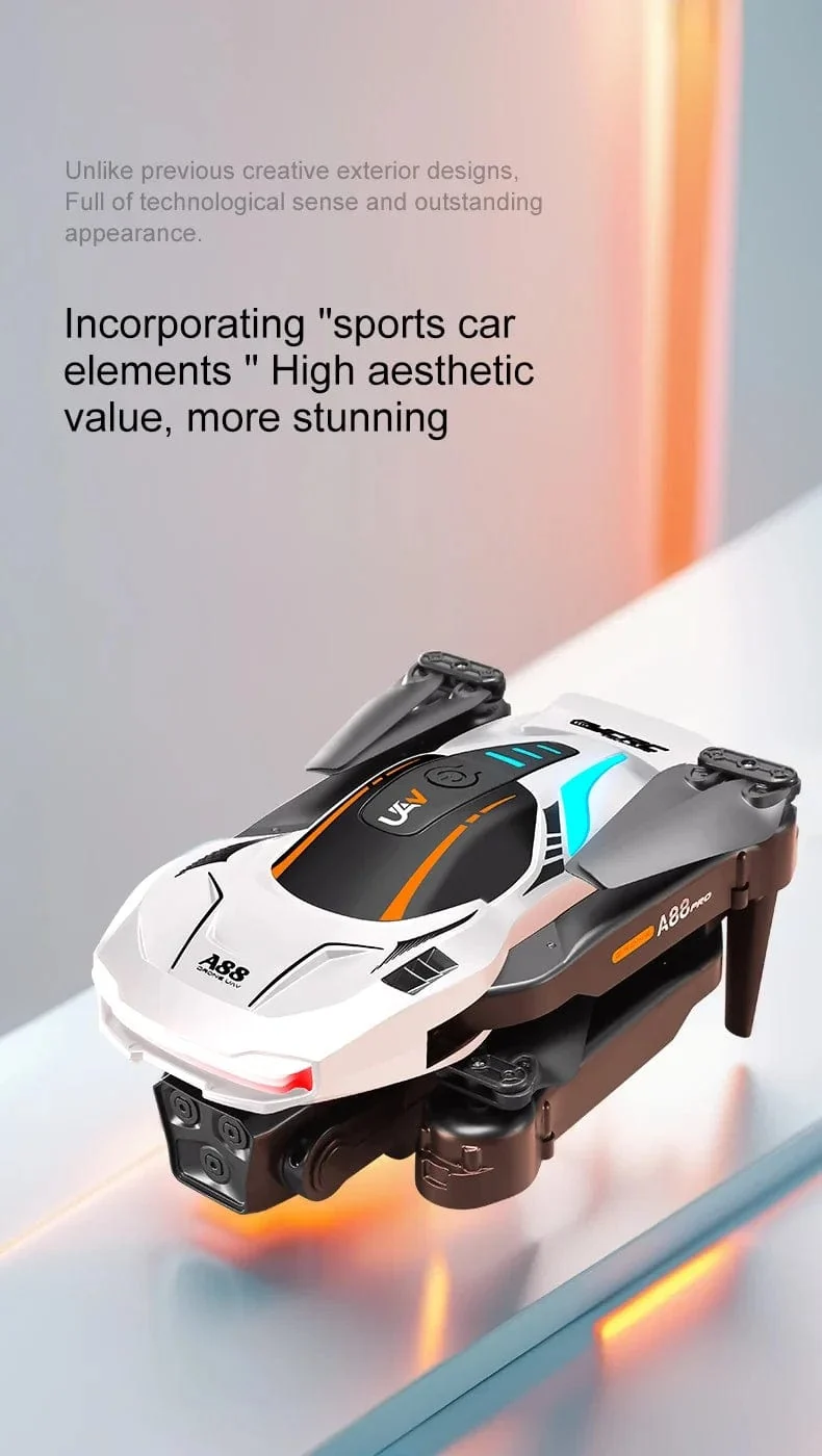 Xiaomi A88Pro Kameradrohne Professionelle 8K Doppelkamera 5G GPS-Positionierung Hindernisvermeidung Optischer Fluss RC ﻿Brushless 10000M