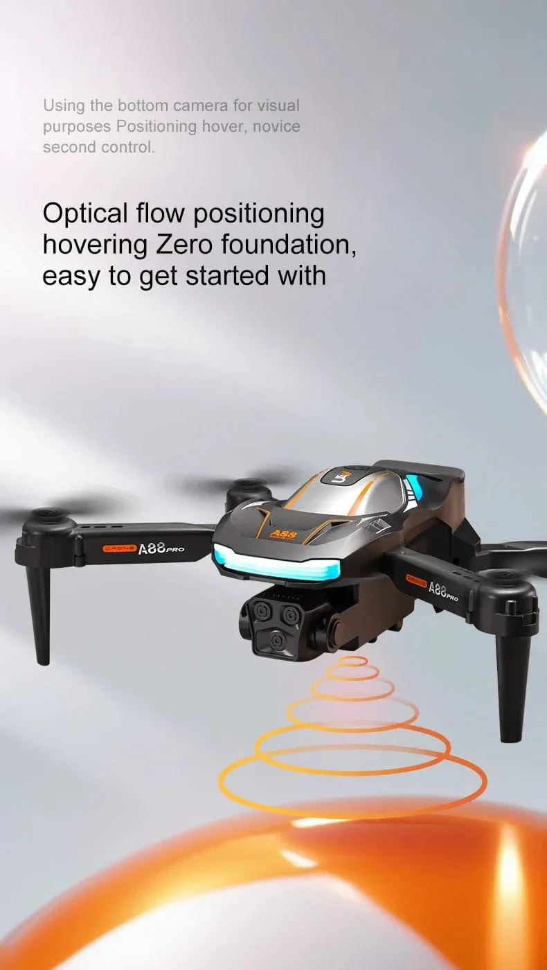 Xiaomi A88Pro Kameradrohne Professionelle 8K Doppelkamera 5G GPS-Positionierung Hindernisvermeidung Optischer Fluss RC ﻿Brushless 10000M