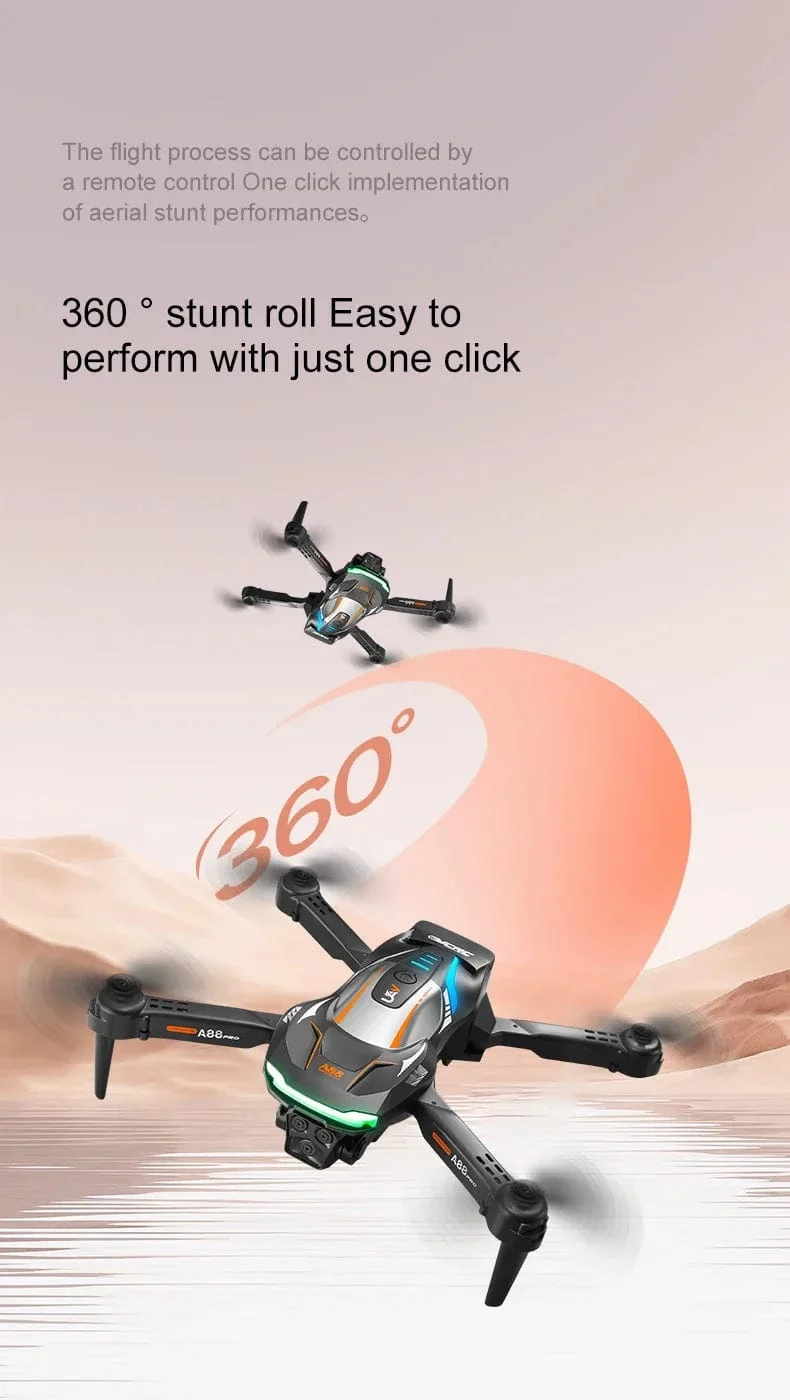 Xiaomi A88Pro Kameradrohne Professionelle 8K Doppelkamera 5G GPS-Positionierung Hindernisvermeidung Optischer Fluss RC ﻿Brushless 10000M