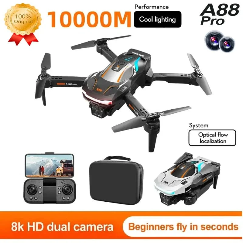 Xiaomi A88Pro Kameradrohne Professionelle 8K Doppelkamera 5G GPS-Positionierung Hindernisvermeidung Optischer Fluss RC ﻿Brushless 10000M
