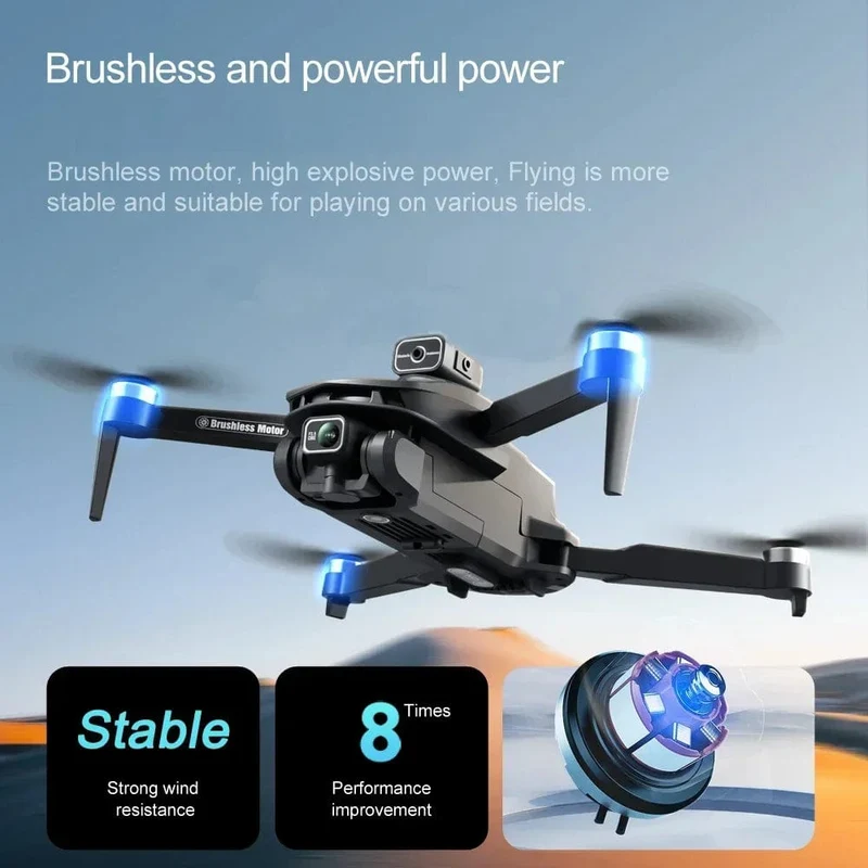 Für Xiaomi V168 MAX PRO Drohne GPS 8K HD Kamera 5G WIFI FPV Bürstenloser RC Quadcopter Hindernisvermeidung Automatische Rückkehr für Spielzeug