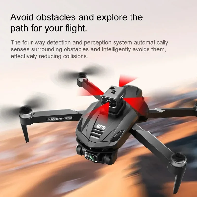 Für Xiaomi V168 MAX PRO Drohne GPS 8K HD Kamera 5G WIFI FPV Bürstenloser RC Quadcopter Hindernisvermeidung Automatische Rückkehr für Spielzeug