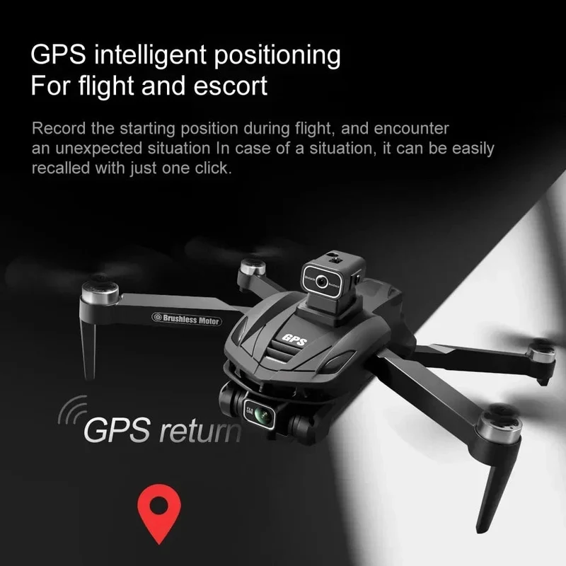 Für Xiaomi V168 MAX PRO Drohne GPS 8K HD Kamera 5G WIFI FPV Bürstenloser RC Quadcopter Hindernisvermeidung Automatische Rückkehr für Spielzeug
