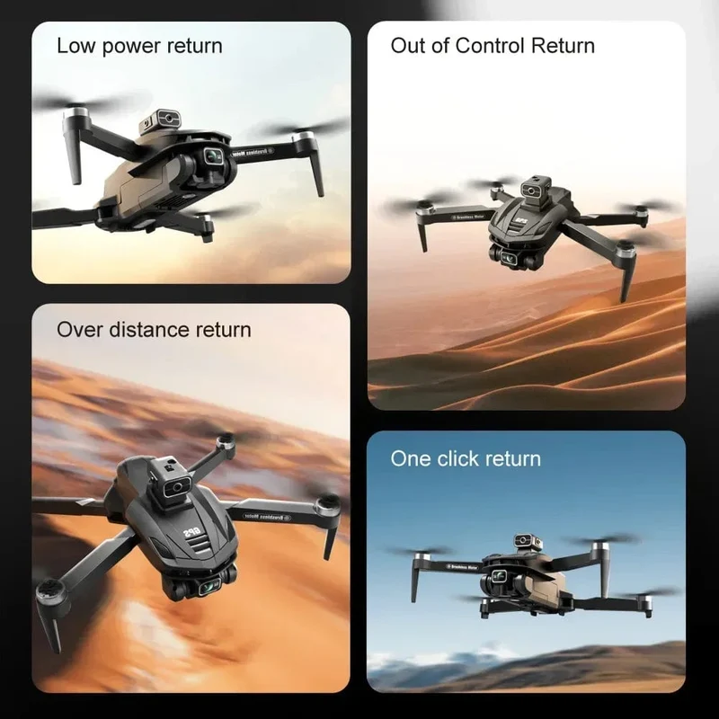Für Xiaomi V168 MAX PRO Drohne GPS 8K HD Kamera 5G WIFI FPV Bürstenloser RC Quadcopter Hindernisvermeidung Automatische Rückkehr für Spielzeug