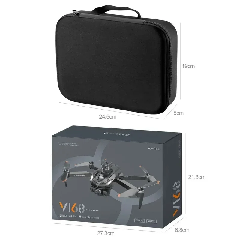 Für Xiaomi V168 MAX PRO Drohne GPS 8K HD Kamera 5G WIFI FPV Bürstenloser RC Quadcopter Hindernisvermeidung Automatische Rückkehr für Spielzeug