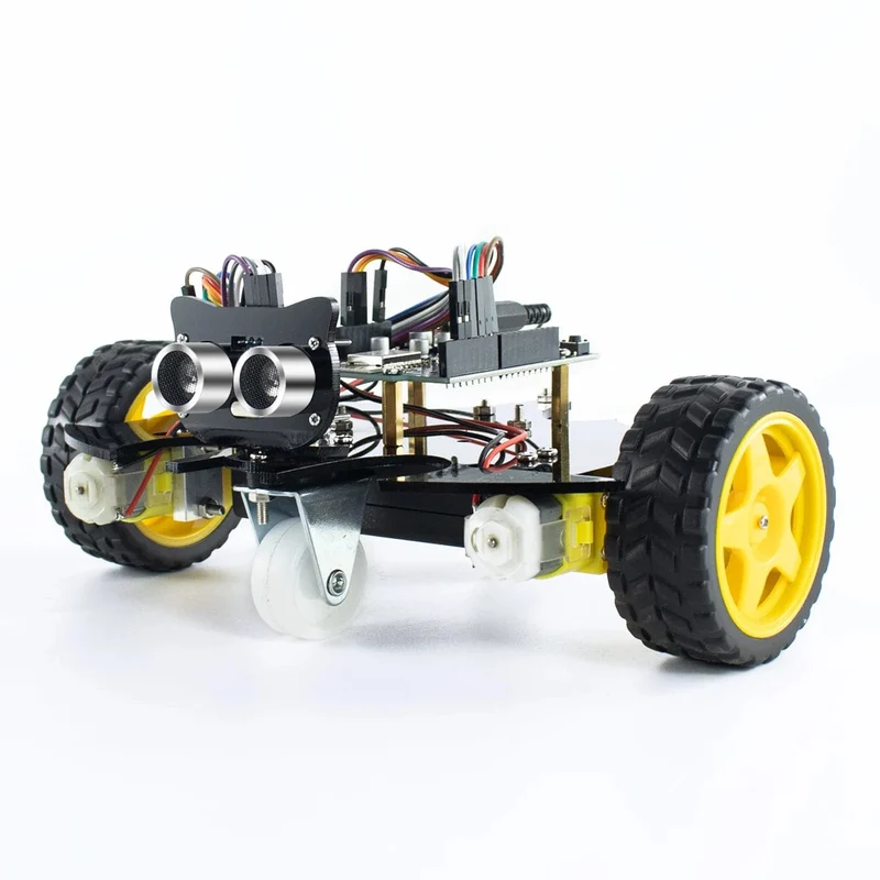 LAFVIN 2WD Smart Roboter Auto Chassis Kit für Arduino Projekt DIY Elektronische Pädagogische Automatisierung Roboter Auto