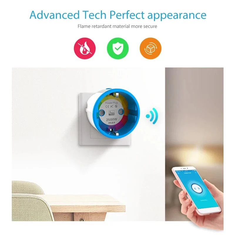 NEO Coolcam ZWAVE PLUS EU Smart Power Steckdose Home Automation Alarm System Z Wave 868.4 MHz Videofrequenz