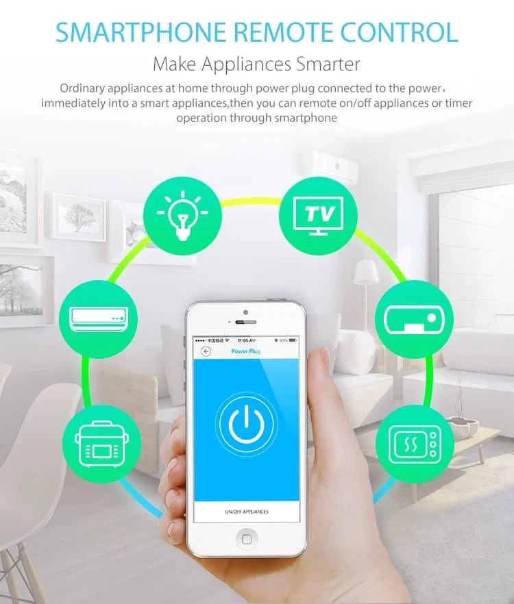 NEO Coolcam ZWAVE PLUS EU Smart Power Steckdose Home Automation Alarm System Z Wave 868.4 MHz Videofrequenz