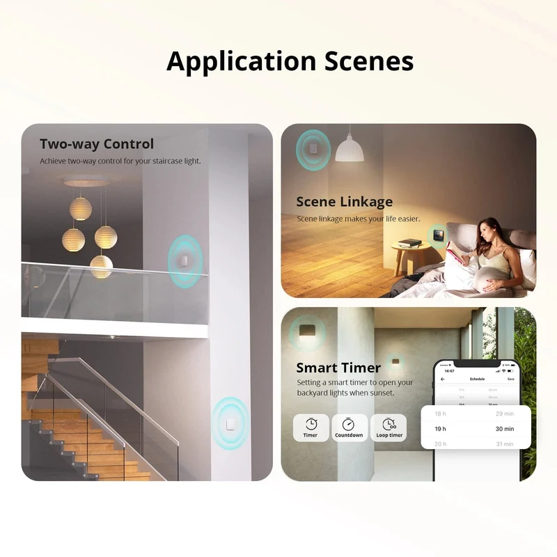 1/3/5PCS Itead SONOFF ZBMINI-L2 Zigbee DIY Smart Switch Modul Kein Neutralleiter erforderlich 2-Wege-Steuerung für Smart Home Automation