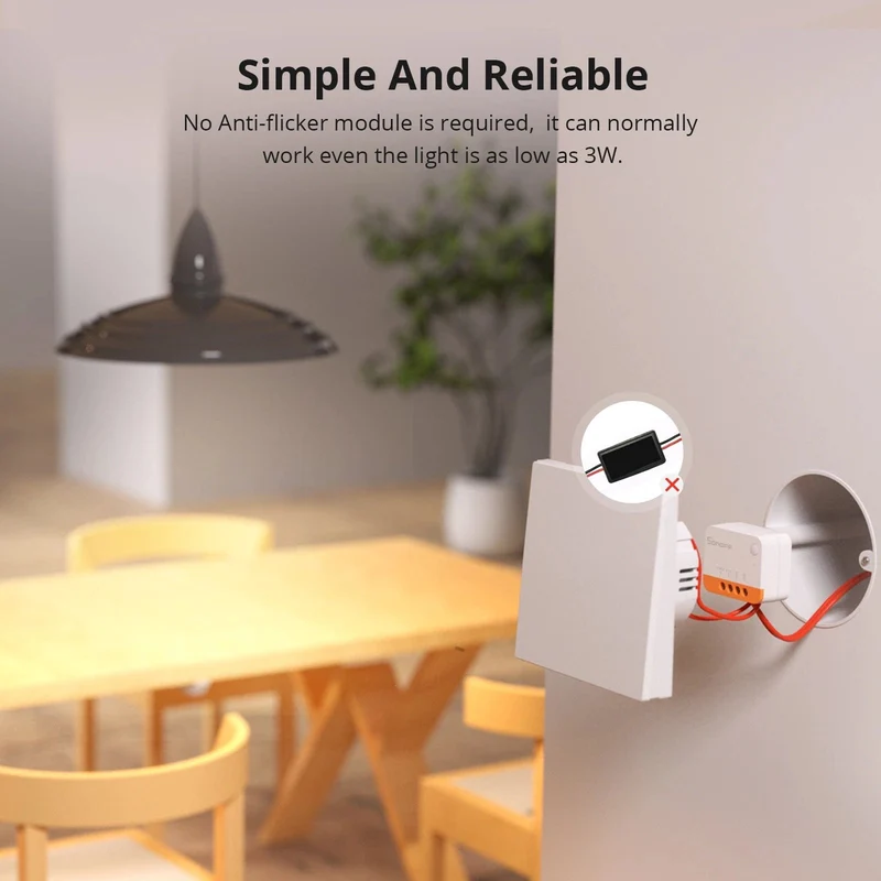 1/3/5PCS Itead SONOFF ZBMINI-L2 Zigbee DIY Smart Switch Modul Kein Neutralleiter erforderlich 2-Wege-Steuerung für Smart Home Automation