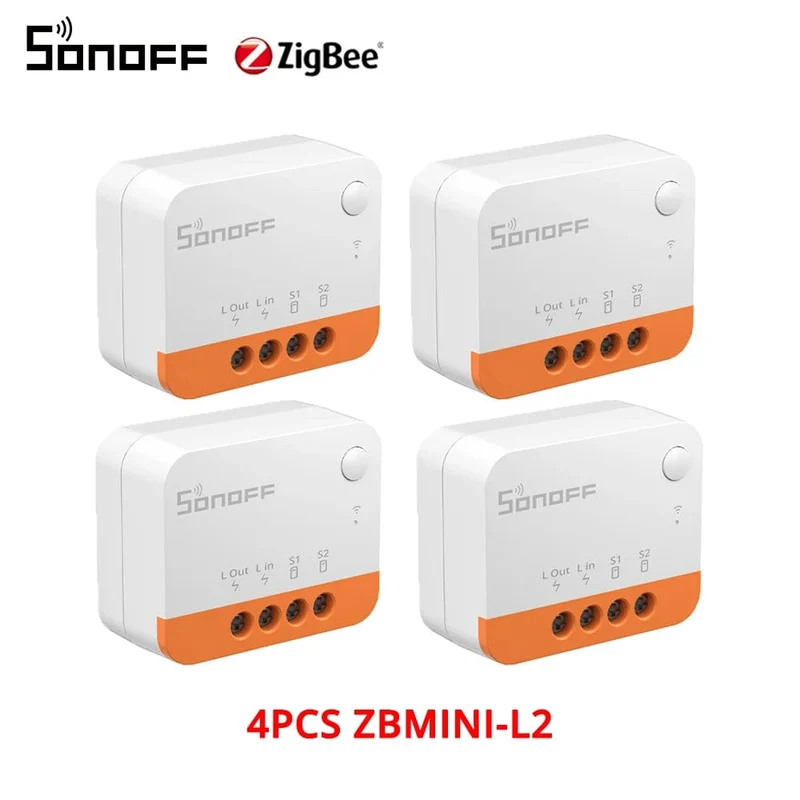1/3/5PCS Itead SONOFF ZBMINI-L2 Zigbee DIY Smart Switch Modul Kein Neutralleiter erforderlich 2-Wege-Steuerung für Smart Home Automation
