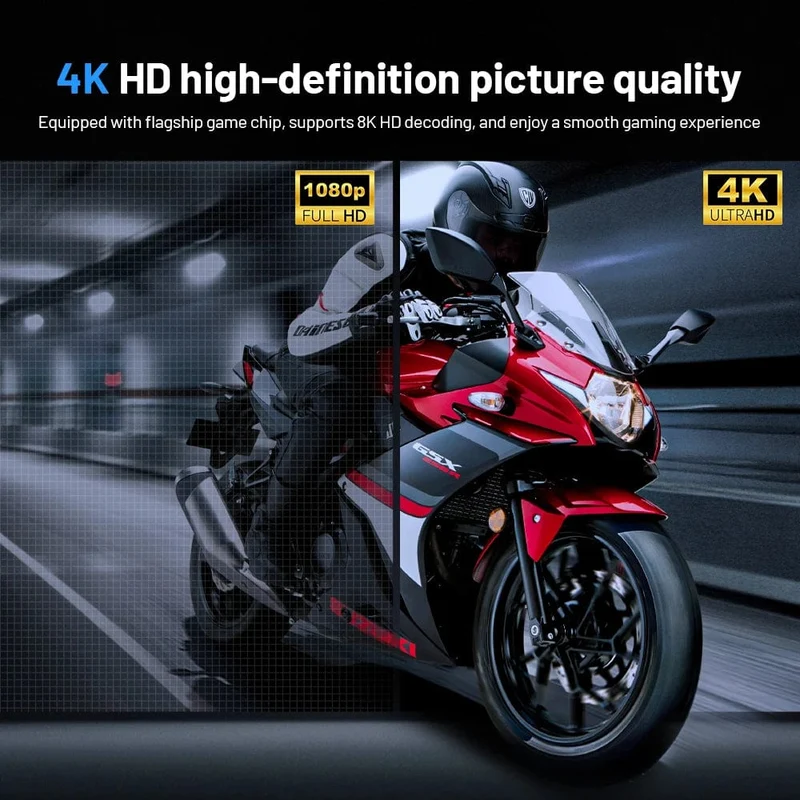 KINHANK Amlogic S905X4 Retro-Videospielkonsole Super Console X4 Plus 90000 Spiele für über 60 Emulatoren Arcade/MAME/NAOMI 4K HD TVBox