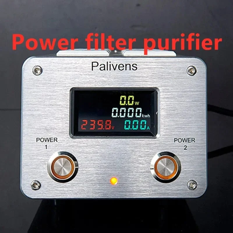 3000W 15A Audio AC Power Filter Steckdose LED Digital Display Audio Noise Filter Blitzschutz Palivens P20