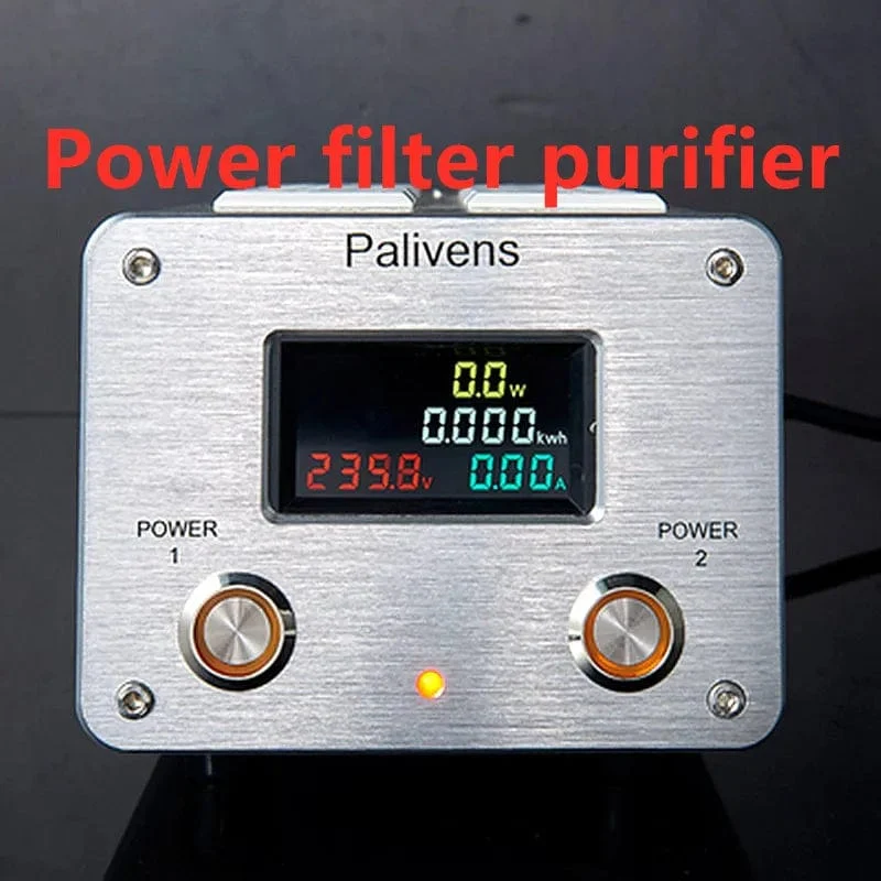 3000W 15A Audio AC Power Filter Steckdose LED Digital Display Audio Noise Filter Blitzschutz Palivens P20