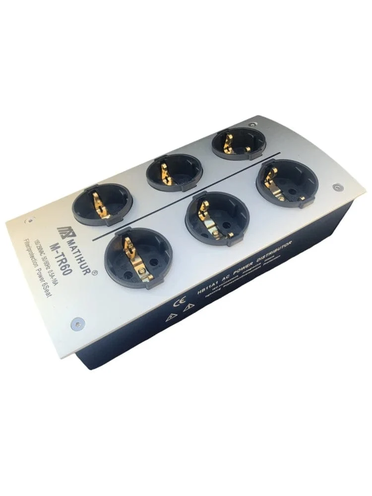 HiFi MATIHUR M-TR60 AC Power Filter Buchse Rauschunterdrückung Überlastschutz Spannungsfunktion Audioverstärker EU Steckerplatine