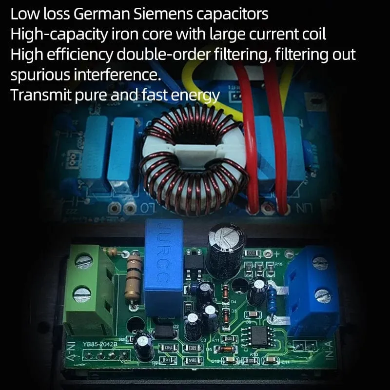 Hi-End-EU-HiFi-Netzfilter für Standard-EU-Steckdosen, rauschfreier Audio-Reinigungsfilter, Netzaufbereiter mit EU-Steckdosenleiste