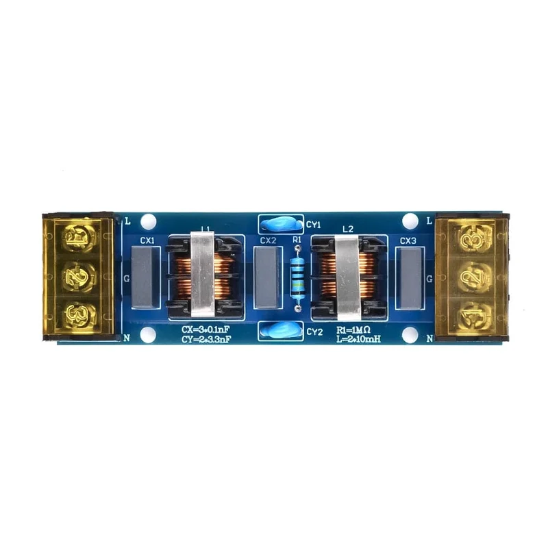 6A/25A Power Filter Board EMI Hohe Frequenz Zwei-Stufen Netzteil Tiefpass Filter Modul Power Management EMI Filter