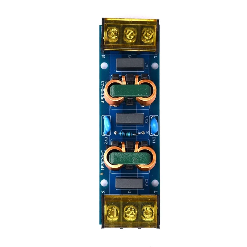 6A/25A Power Filter Board EMI Hohe Frequenz Zwei-Stufen Netzteil Tiefpass Filter Modul Power Management EMI Filter