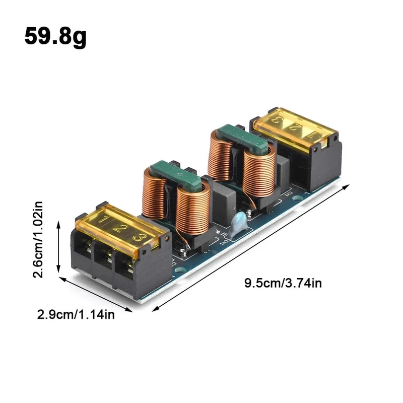 6A/25A Power Filter Board EMI Hohe Frequenz Zwei-Stufen Netzteil Tiefpass Filter Modul Power Management EMI Filter
