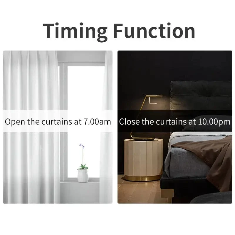 Günstige Tuya 3 Generation Kürzere WiFi Vorhang Motor Elektrische Schiene Stange Automatische System Smart Home Vorhänge Fernbedienung