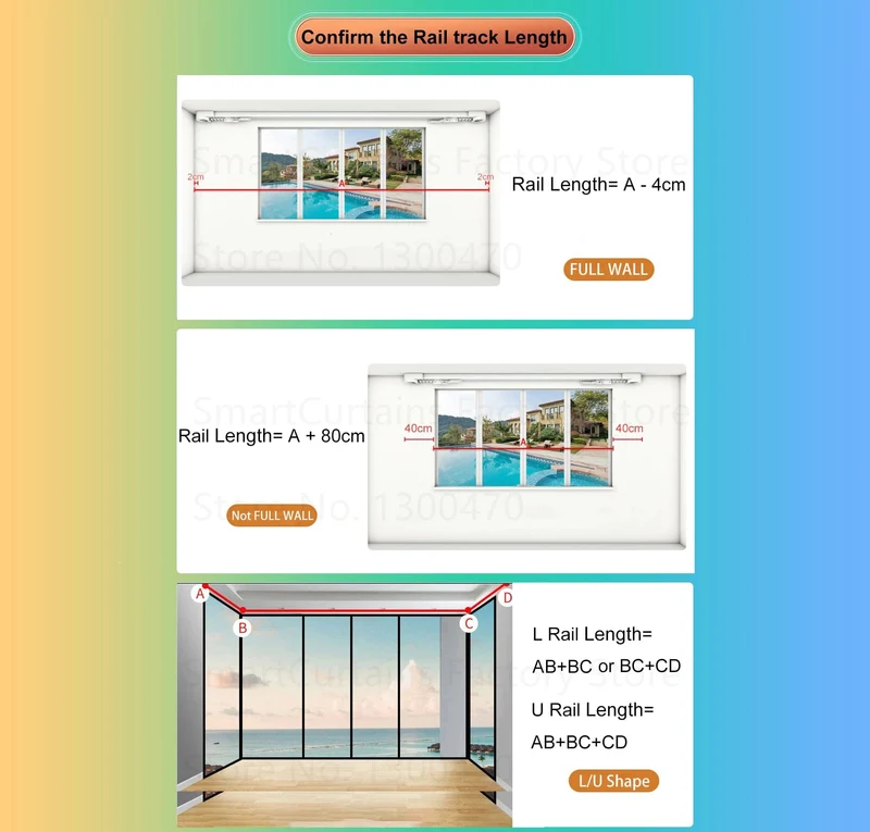 Günstige Tuya 3 Generation Kürzere WiFi Vorhang Motor Elektrische Schiene Stange Automatische System Smart Home Vorhänge Fernbedienung
