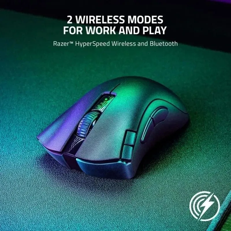 Original Razer DeathAdder V2 X Hyperspeed/Orochi V2 Doppelte drahtlose Bluetooth-Gaming-Maus Programmierbare Taste 5G Optischer Sensor