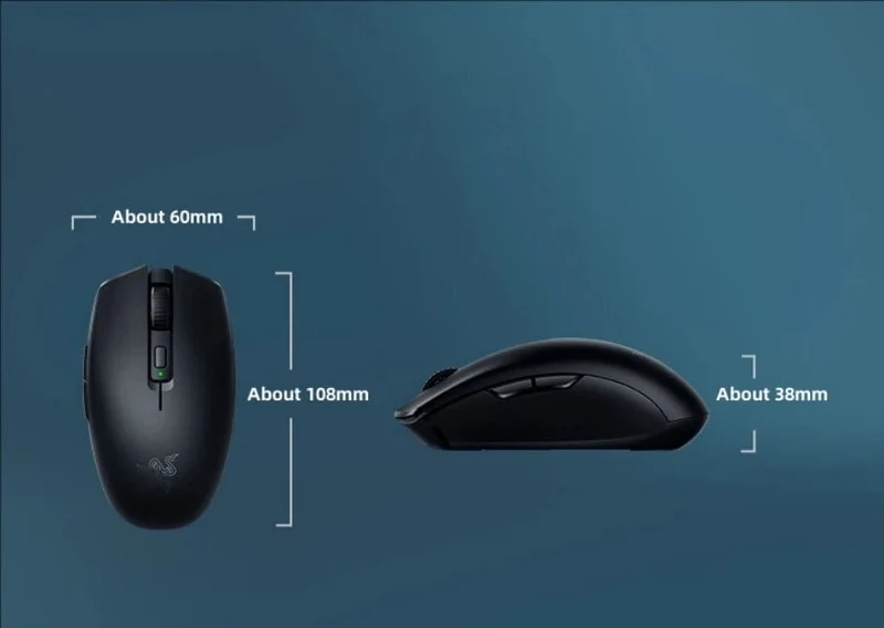 Original Razer DeathAdder V2 X Hyperspeed/Orochi V2 Doppelte drahtlose Bluetooth-Gaming-Maus Programmierbare Taste 5G Optischer Sensor