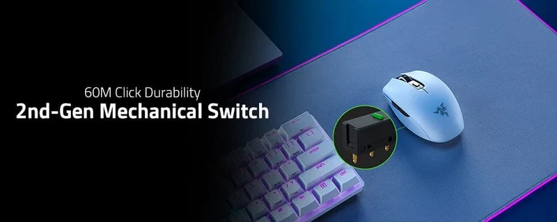 Original Razer DeathAdder V2 X Hyperspeed/Orochi V2 Doppelte drahtlose Bluetooth-Gaming-Maus Programmierbare Taste 5G Optischer Sensor