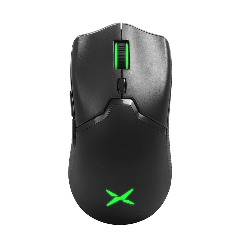 Delux M800 PAW3395 Kabellose Gaming-Maus, RGB-Licht, 26000 DPI, kabelgebunden, programmierbar, ergonomisch, wiederaufladbar, Mäuse für PC, Laptop, Gamer