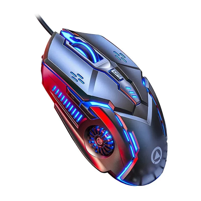 Ergonomische kabelgebundene Gaming-Maus RGB Stummschaltmause LED Hintergrundbeleuchtung 3200 dpi 6 Tasten G5 USB Mechanische Maus für PC Laptop Computer Gamer