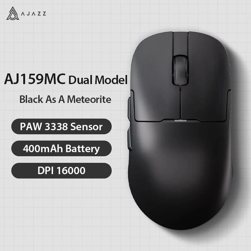 AJAZZ AJ159 APEX/AJ159PRO Kabellose Gamer-Maus mit magnetischer RGB-Ladestation, leichte AJ159P-Gaming-Maus für PC-Laptop