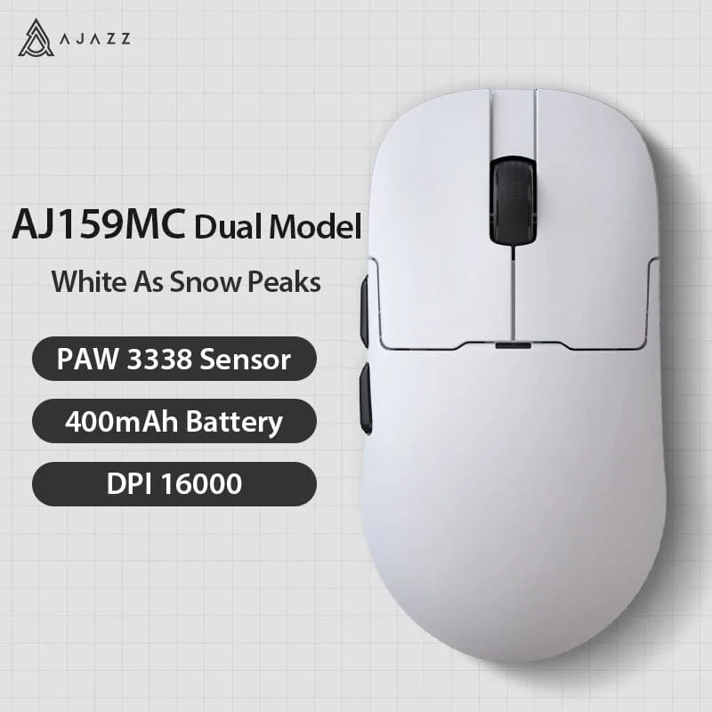 AJAZZ AJ159 APEX/AJ159PRO Kabellose Gamer-Maus mit magnetischer RGB-Ladestation, leichte AJ159P-Gaming-Maus für PC-Laptop