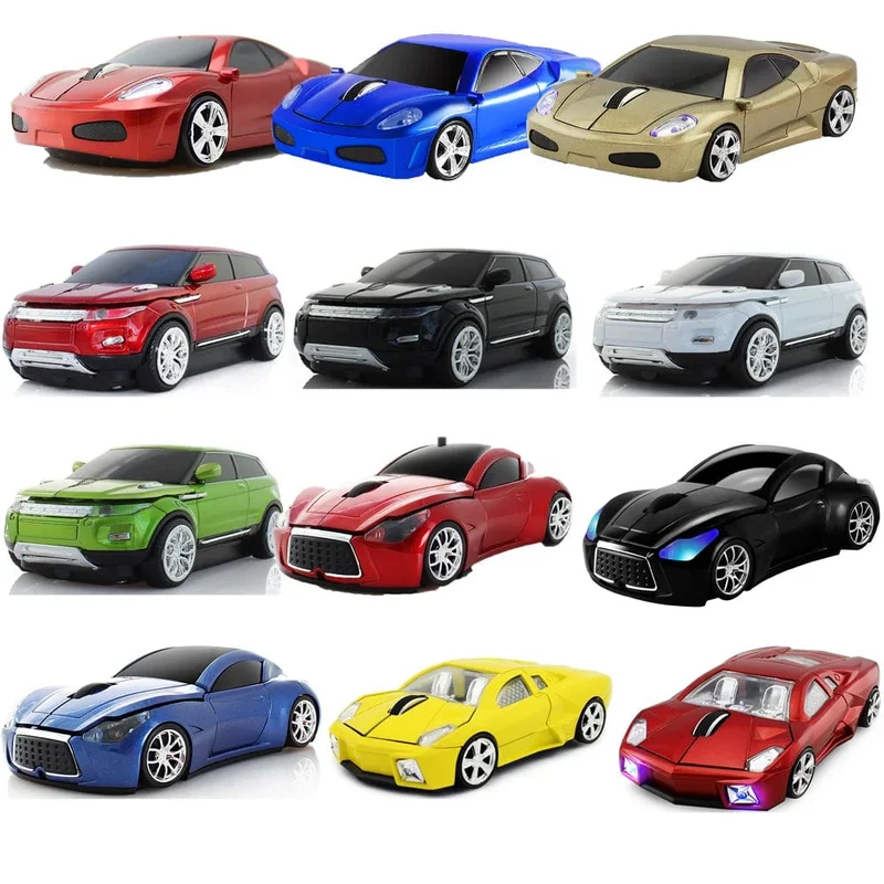 Nette ergonomische drahtlose Maus Auto 3D 1600DPI Mini Gamer Mäuse USB optische Computer Gaming Mause für PC Laptop Kind Kind Geschenk