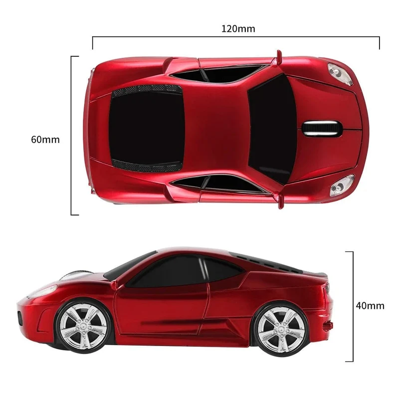 Nette ergonomische drahtlose Maus Auto 3D 1600DPI Mini Gamer Mäuse USB optische Computer Gaming Mause für PC Laptop Kind Kind Geschenk